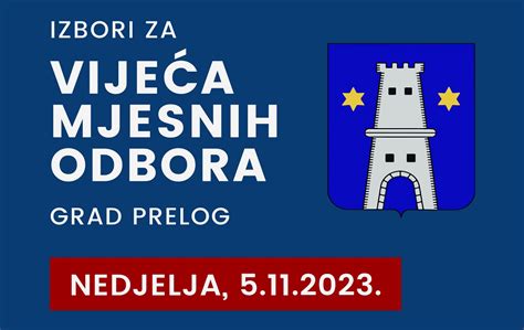 Grad Prelog Izbori za članove vijeća mjesnih odbora 2023