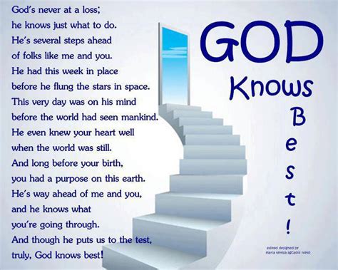 God Knows Best Quotes. QuotesGram