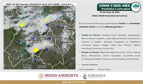 Conagua Clima On Twitter ☔️⛈️⚡️esta Tarde En La Cdmx Y El Edoméx