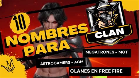 Nombres Para Clanes De Free Fire Freefire Gamer Clanesfreefire