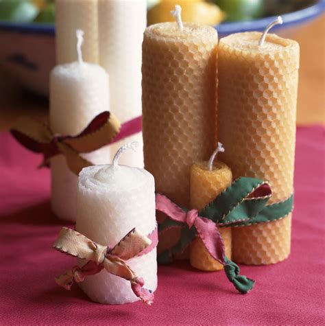 How To Make Rolled Candles Out Of Sheets Of Beeswax