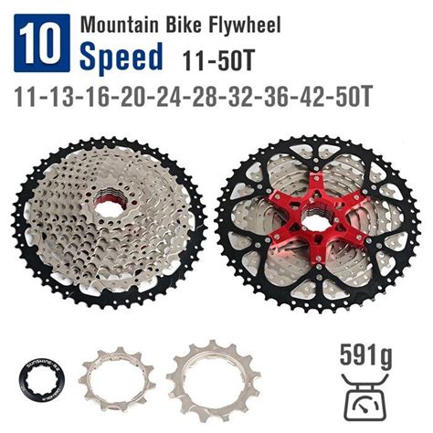 Roue libre de cassette de vélo VTT volant d inertie de vélo pignon K7