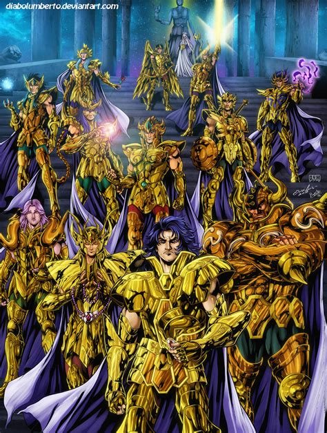 Saint Seiya Gold Saints By Diabolumberto On Deviantart