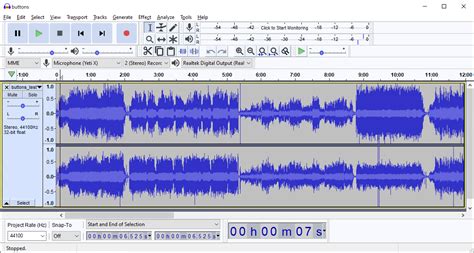 Audacity Screenshot