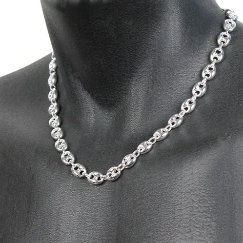 Collier Grains De Caf X Mm Cm Argent Rh Di G