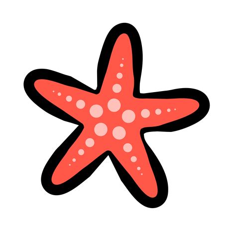 Starfish Sea Creature Vector Icon 546362 Vector Art At Vecteezy