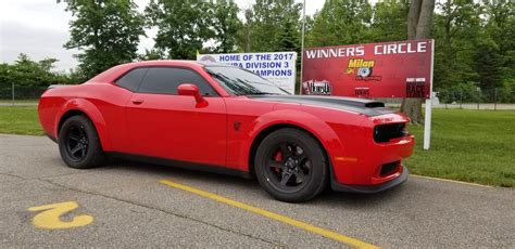 2018 Dodge Challenger Demon 1/4 mile Drag Racing timeslip specs 0-60 ...