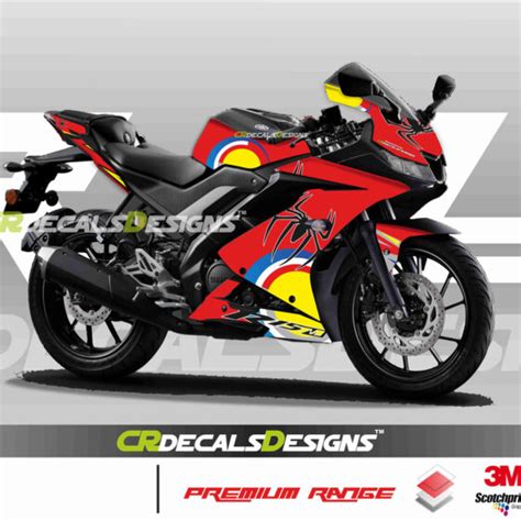 Yamaha R V Custom Decals Wrap Stickers Wolf Kit Cr Decals Designs