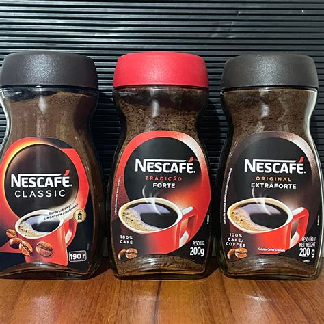 Nescafe Original Extra Forte Nescafe Matinal Suave 200g Shopee