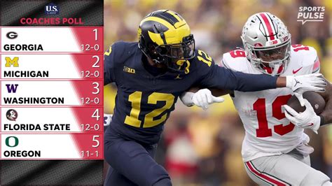 US LBM Coaches Poll Michigan Up Ohio State Down In College Football