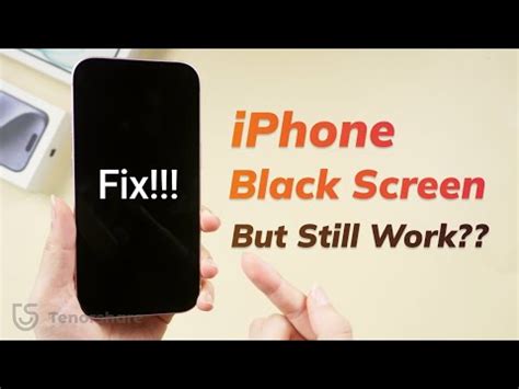 Why My IPhone Black Screen But Still Working 4 Ways To Fix IPhone