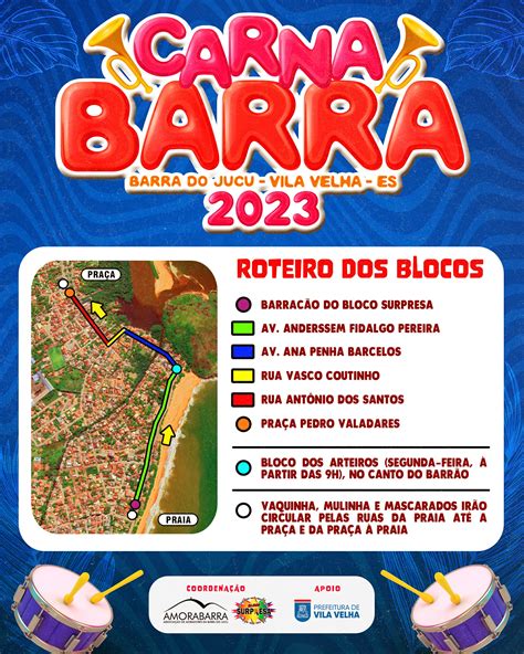 Confira A Programa O Do Carnaval Da Barra Do Jucu Dias E