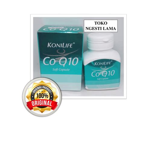 Jual Konilife CoQ10 Food Supplement Botol Isi 30 Stamina Dan Kesehatan