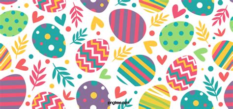 Colorful Easter Egg Drawing Seamless Pattern | PSD Free Download - Pikbest