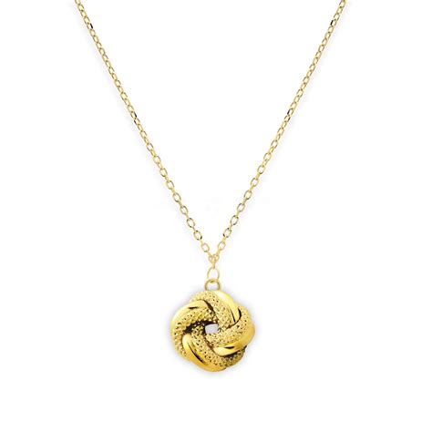 Collier Unoaerre Nodo D Amore In Oro