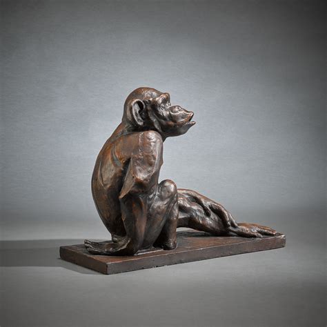 Chimpanzee Sladmore Life In Bronze Sotheby S