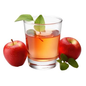 Jugo De Manzana Con Algunas Manzanas Fondo Transparente Png Manzana