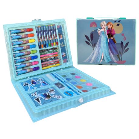 Valigetta Pezzi Colori Frozen Anna E Elsa Disney Kit Completo