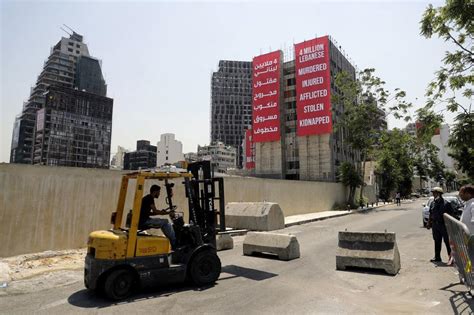 Líbano Beirut Dolor E Ira Un Año Después De La Devastadora