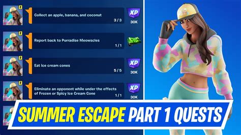 Fortnite Summer Quests Yoshi Katheryn