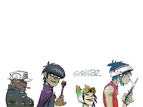 Gorillaz Music 2 D Noodle Murdoc Niccals Russel Hobbs Simple HD