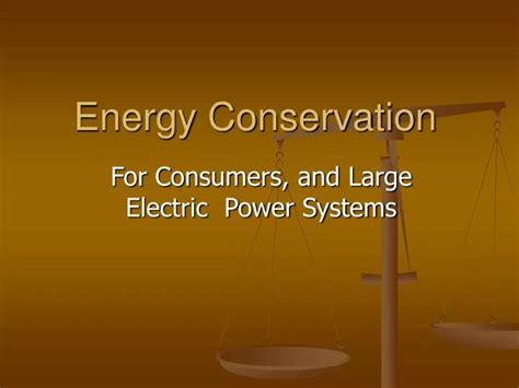 Ppt Energy Conservation Powerpoint Presentation Free Download Id