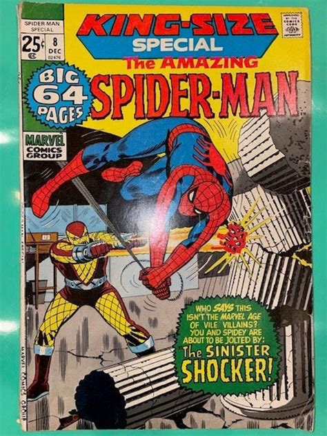 Amazing Spider Man King Size Special 8 1971 Bronze Age Vintage Marvel