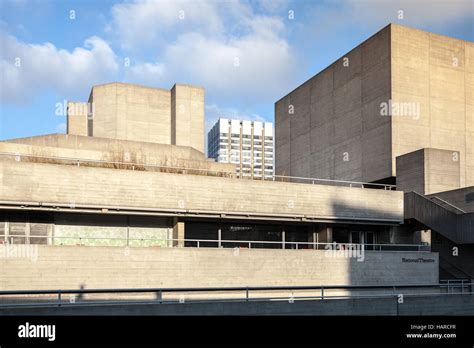 London Royal National Theatre architecture Stock Photo - Alamy