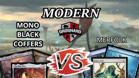 Mono Black Coffers Vs Merfolk Mtg Modern Youtube