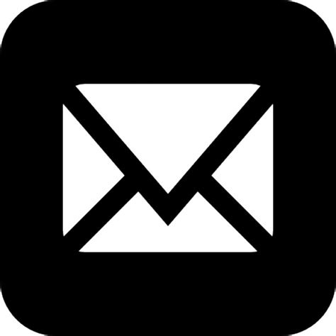 Mail Icon Black #176476 - Free Icons Library