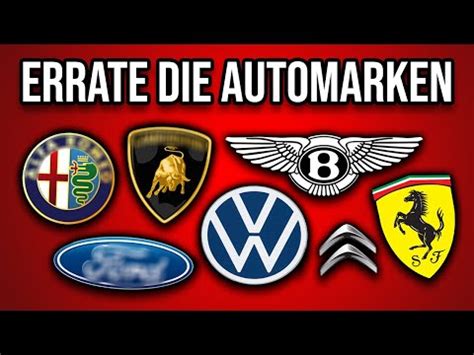 In 5 SEKUNDEN Leicht Bis Schwer Automarken QUIZ YouTube