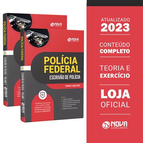 Apostila Pf Escriv O De Pol Cia Livros Na Amazon Brasil