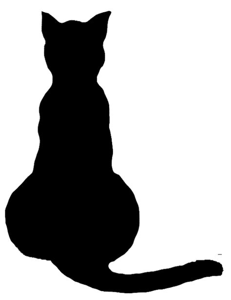 Cat Silhouette Clip Art Sitting Cat Silhouette Black Silhouette Chat Black Cat Silhouette