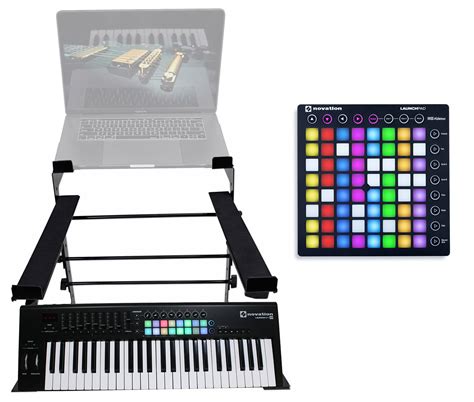 Novation Launchpad S MK2+Launchkey 49-Key Keyboard Controller+Dual ...