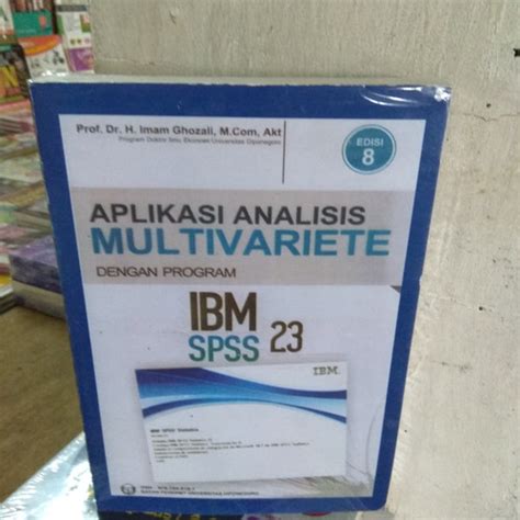 Jual Buku SPSS 23 Krangan Prof Dr H Imam Ghozali Jakarta Pusat