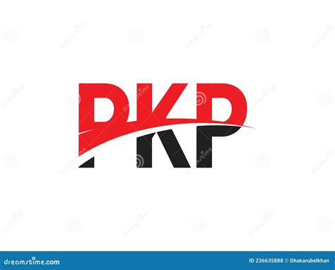 Pkp Letter Initial Logo Design Vector Illustration Stock Vector