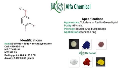 China 2 Bromo 1 Iodo 4 Methoxybenzene CAS 466639 53 2 Manufacturers