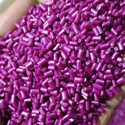 Natural Poly Propylene Purple PP Granule Granules Packaging Size 25