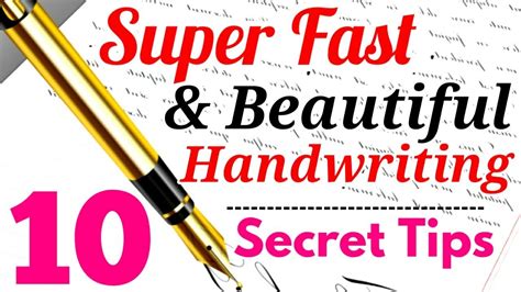 HOW TO IMPROVE YOUR HANDWRITING FAST? | 10 Best Tips for Beautiful ...