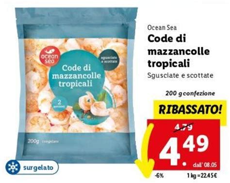 Ocean Sea Msc Bastoncini Di Pesce G Confezione Offerta Di Lidl