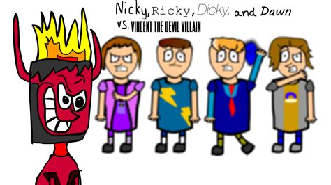 Nicky, Ricky, Dicky and Dawn by blocklanrainbowbrony on DeviantArt