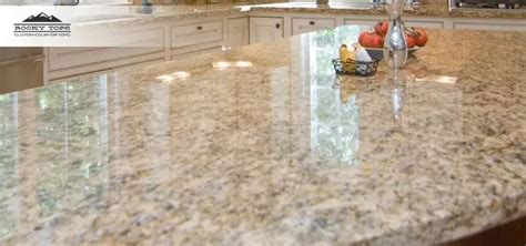 Color Spotlight Santa Cecelia Gold Granite Countertops In