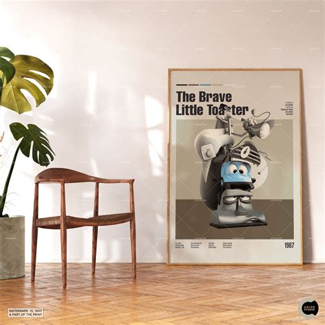 The Brave Little Toaster Retro Movie Poster Midcentury - Etsy