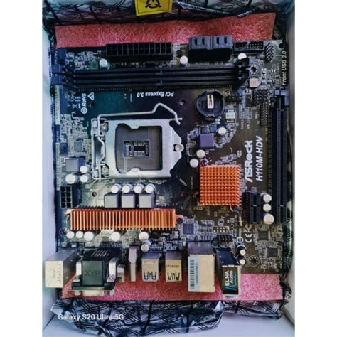 Jual Motherboard Asrock H M Hdv Lga Shopee Indonesia