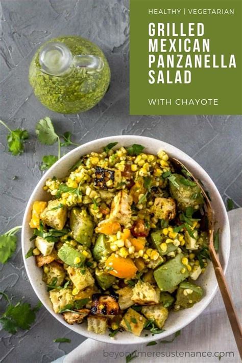 Grilled Mexican Panzanella Salad With Chayote Is A Latin Inspired Riff