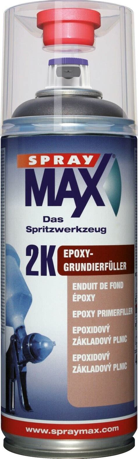 Spraymax Spray Max 2k Epoxy Grundierfüller Schwarz Spray Ep Grund 400ml 680034 Ebay