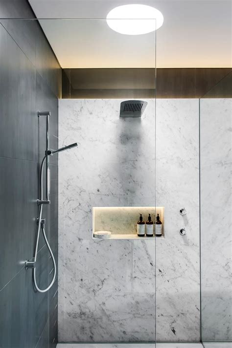 Award Winning Monochromatic Bathroom By Minosa Design