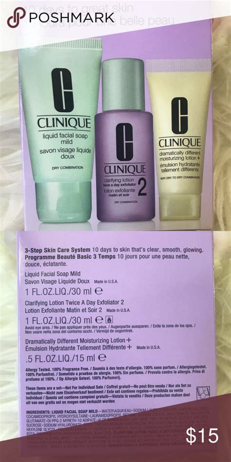 Clinique 3 Step Skincare Kit Skin Care Kit Skin Care Clinique