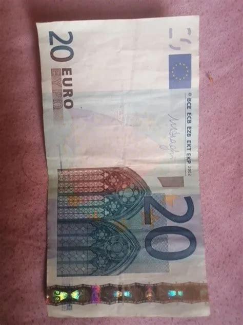 BILLET RARE DE 20 Euros 2002 Signature Mario Draghi EUR 50 00