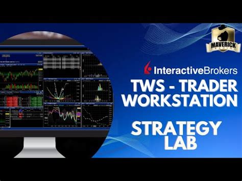 How To Use Interactive Brokers Trader Workstation Tws Strategy Lab